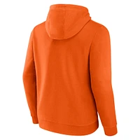 Men's Fanatics Anaheim Ducks Wordmark Logo Fleece Pullover Hoodie