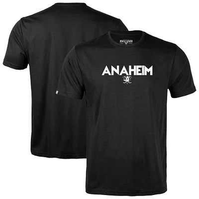 T-shirt capsule Richmond City pour homme, noir, Anaheim Ducks