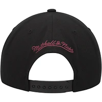 Men's Mitchell & Ness Black Anaheim Ducks Core Team Script 2.0 Snapback Hat