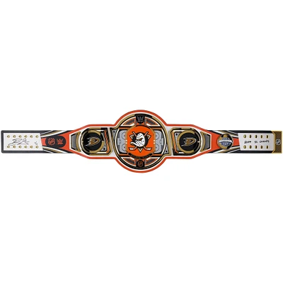 Ryan Getzlaf Anaheim Ducks Autographed WWE Legacy Title Belt with "2007 SC Champs" Inscription