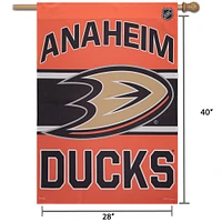 WinCraft Anaheim Ducks 28" x 40" Wordmark Single-Sided Vertical Banner