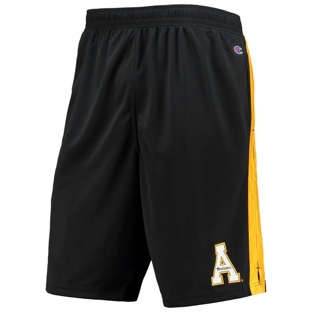 Short à rayures latérales Champion Appalachian State Mountaineers pour homme, noir