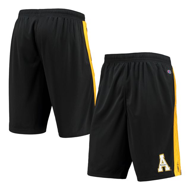 Short à rayures latérales Champion Appalachian State Mountaineers pour homme, noir