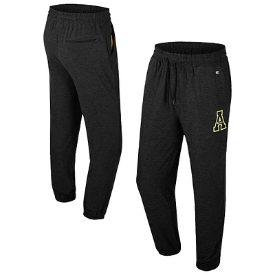 Pantalon de jogging Revolution pour homme Colosseum Black Appalachian State Mountaineers