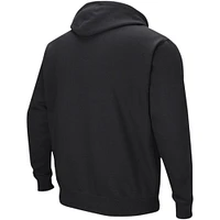 Men's Colosseum Black Appalachian State Mountaineers Sunrise Pullover Hoodie