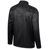 Men's Colosseum  Black Appalachian State Mountaineers The Machine Half-Zip Jacket