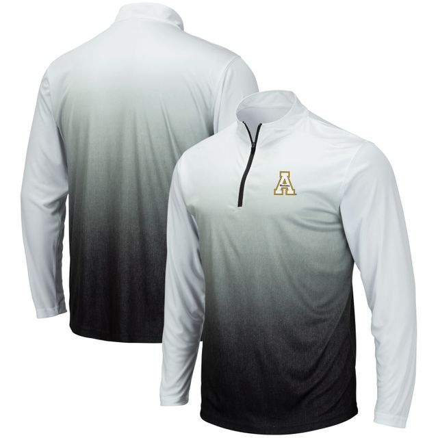 Veste Colosseum Grey pour homme Appalachian State Mountaineers Magic Team Logo Quarter-Zip Jacket