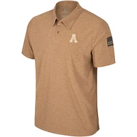 Colosseum Kaki Appalachian State Mountaineers OHT Military Appréciation Cloud Jersey Desert Polo pour hommes