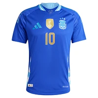 Men's adidas Lionel Messi Blue Argentina National Team 2024 Away Authentic Player Jersey