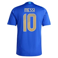 Men's adidas Lionel Messi Blue Argentina National Team 2024 Away Authentic Player Jersey