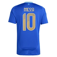 Men's adidas Lionel Messi Blue Argentina National Team 2024 Away Replica Player Jersey