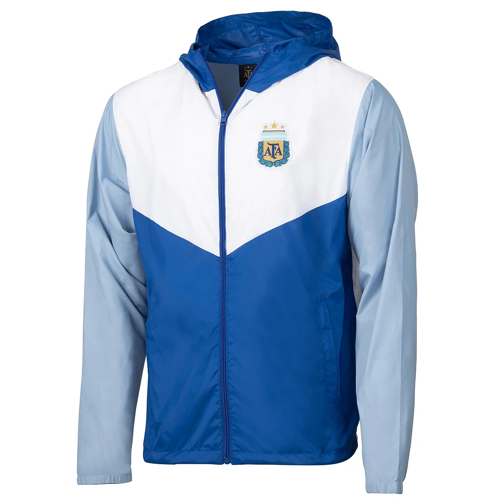 Coupe-vent zippé Block Pro pour homme de l'équipe nationale argentine royale