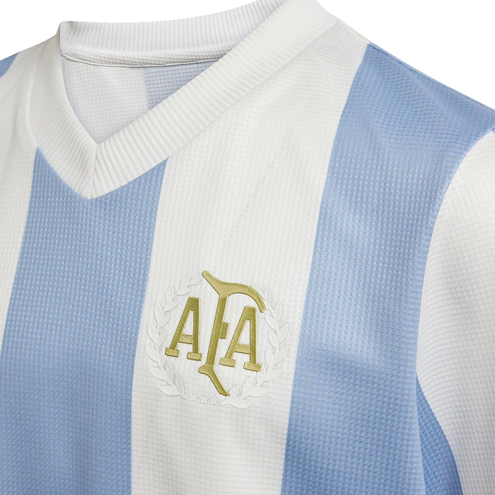 Youth adidas Originals Light Blue Argentina National Team 50th Anniversary Replica Jersey