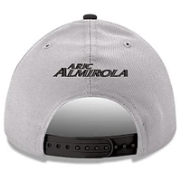 Men's New Era Gray/Black Aric Almirola 9FORTY Snapback Adjustable Hat