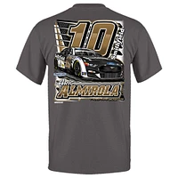 Men's Stewart-Haas Racing Team Collection Charcoal Aric Almirola Car T-Shirt