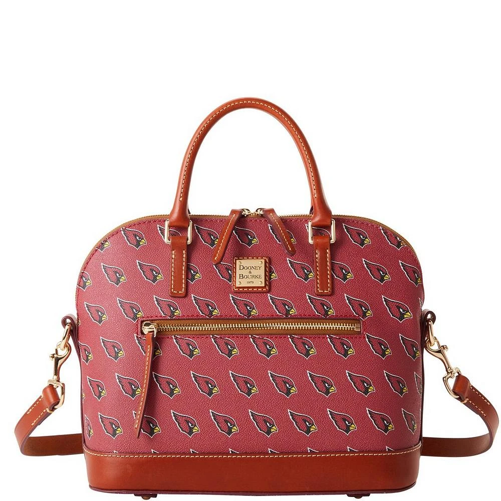 Dooney & Bourke Arizona Cardinals Signature Domed Zip Satchel Purse
