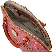 Dooney & Bourke Arizona Cardinals Signature Domed Zip Satchel Purse