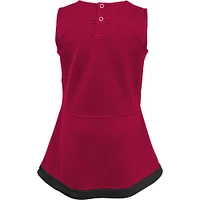 Girls Infant Cardinal Arizona Cardinals Cheer Captain Jumper Dress