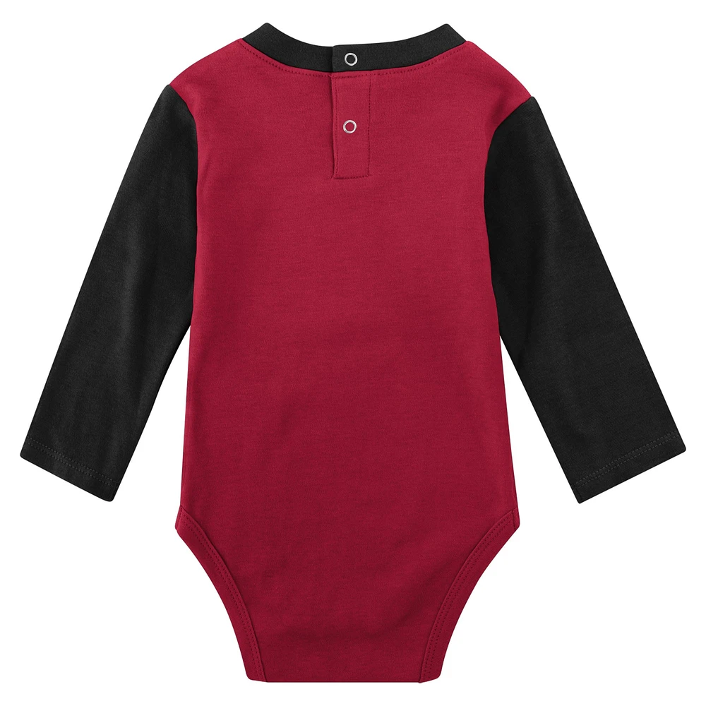 Infant Black Arizona Cardinals Rookie of the Year Long Sleeve Bodysuit & Pants Set