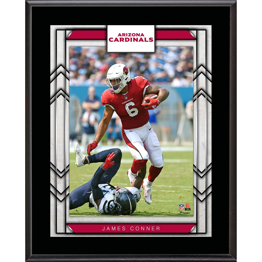 James Conner Arizona Cardinals 10.5" x 13" Sublimated Player Plaque