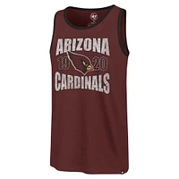 Men's '47 Cardinal Arizona Cardinals Upload Franklin Tank Top