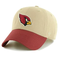 Men's '47 Khaki/Cardinal Arizona Cardinals Ashford Clean Up Adjustable Hat