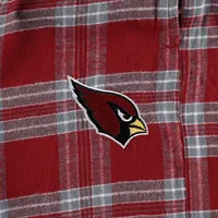 Men's Concepts Sport Cardinal/Gray Arizona Cardinals Big & Tall Flannel Sleep Set