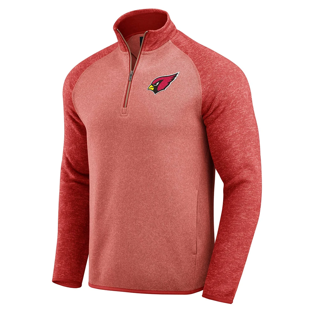 Men's Darius Rucker Collection by Fanatics Cardinal Arizona Cardinals Tonal Quarter-Zip Jacket
