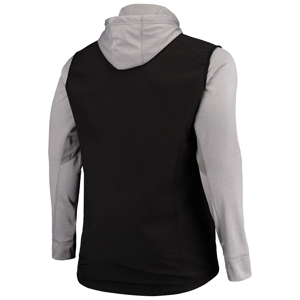 Veste à capuche zippée intégrale Dunbrooke pour hommes Arizona Cardinals Tailles Big & Tall Alpha noir/gris