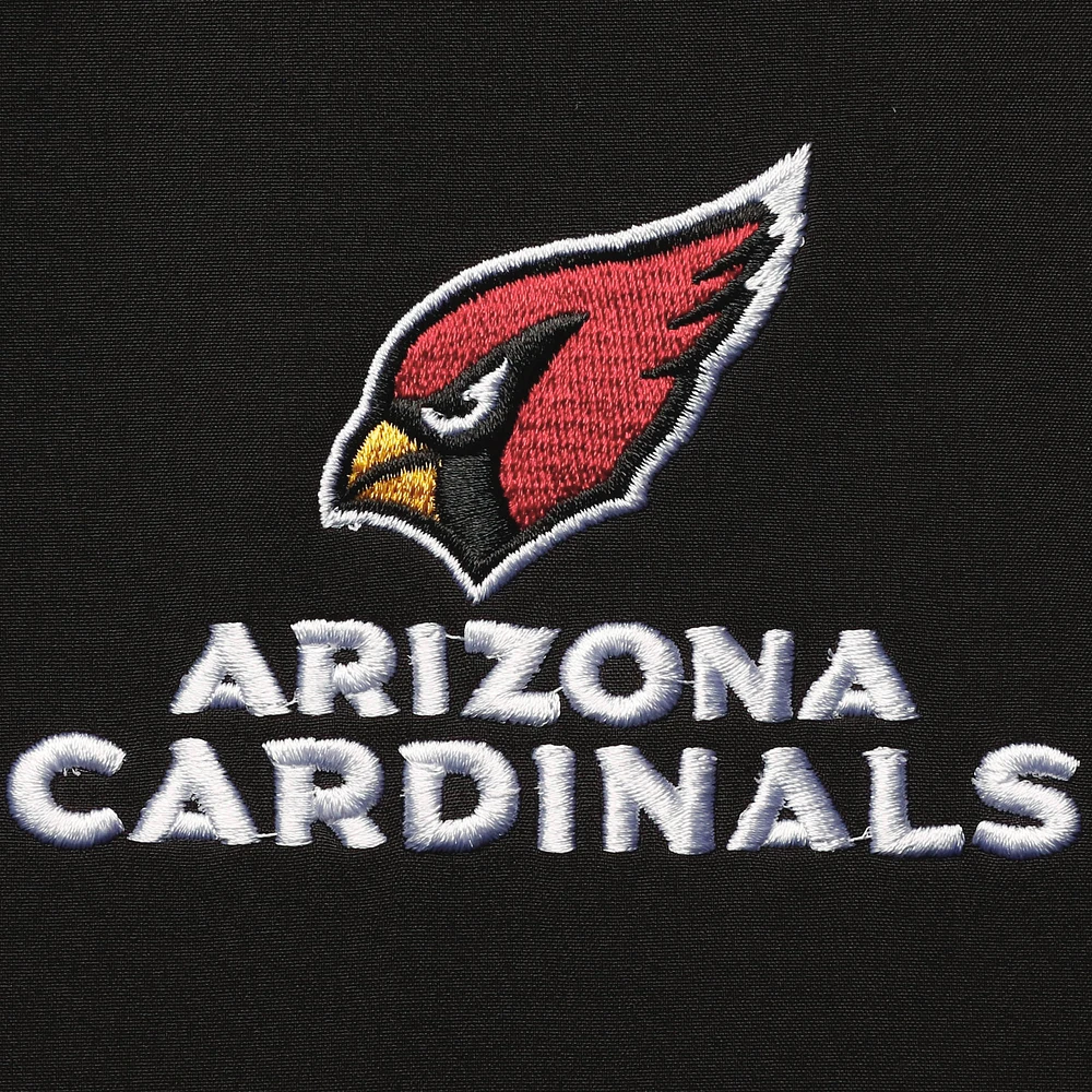 Veste à capuche zippée intégrale Dunbrooke pour hommes Arizona Cardinals Tailles Big & Tall Alpha noir/gris