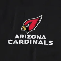 Men's Dunbrooke Black Arizona Cardinals Hurricane Raglan Full-Zip Windbreaker Jacket