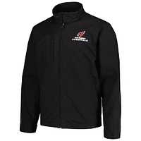 Men's Dunbrooke Black Arizona Cardinals Journey Workwear Tri-Blend Full-Zip Jacket