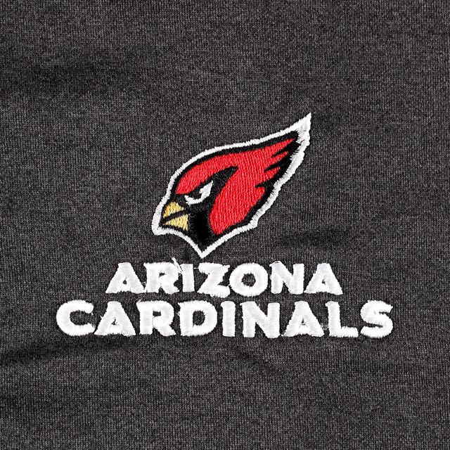 Dunbrooke Heather Black Arizona Cardinals Veste à fermeture éclair intégrale en polaire technique enduite Freestyle pour homme