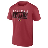 T-shirt difficile à battre des Cardinals de l'Arizona fanatiques pour hommes