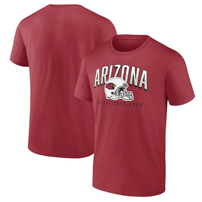 T-shirt Fanatics Cardinal des Cardinals de l'Arizona pour hommes