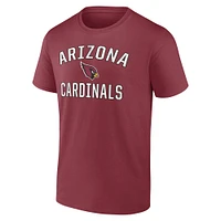 Men's Fanatics Cardinal Arizona Cardinals  Victory Arch T-Shirt