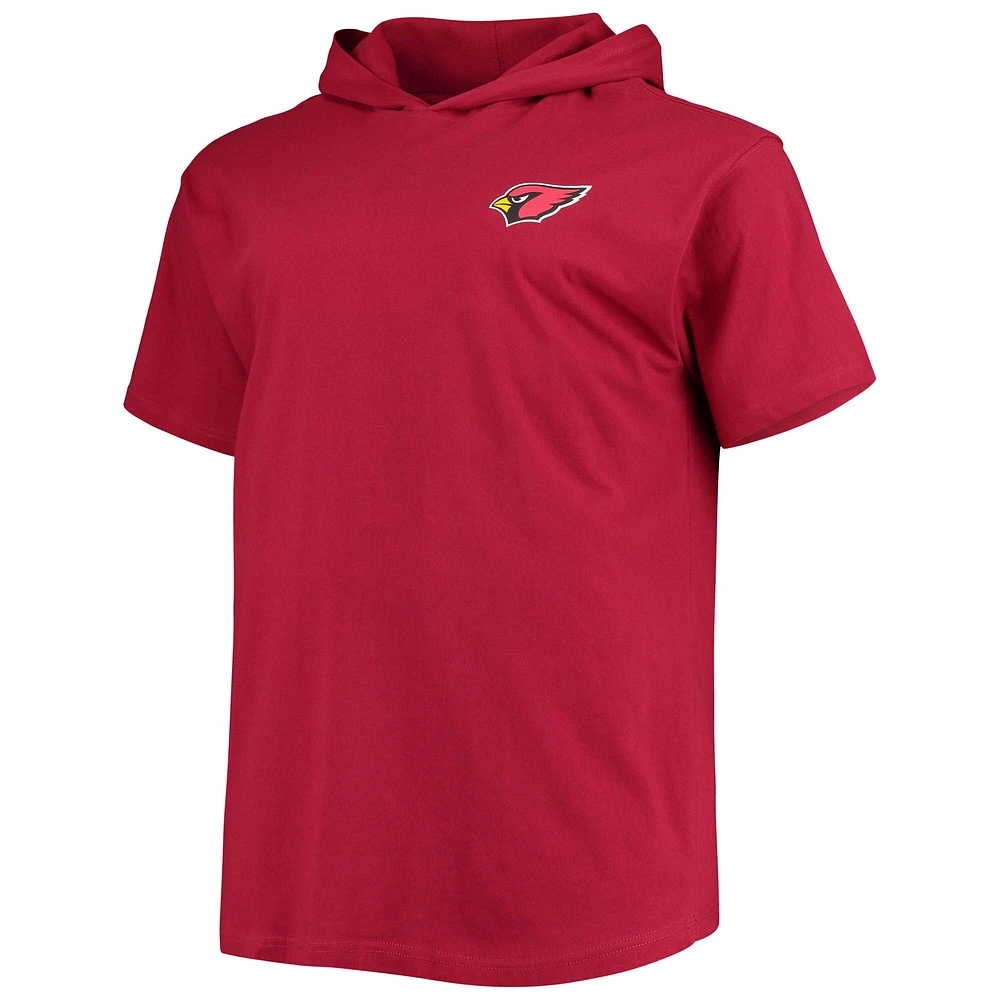 Men's Fanatics Kyler Murray Cardinal Arizona Cardinals Big & Tall Player Name Number Hoodie T-Shirt