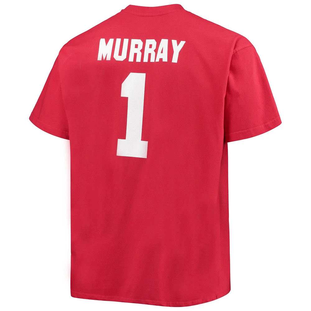 Men's Fanatics Kyler Murray Cardinal Arizona Cardinals Big & Tall Player Name Number T-Shirt