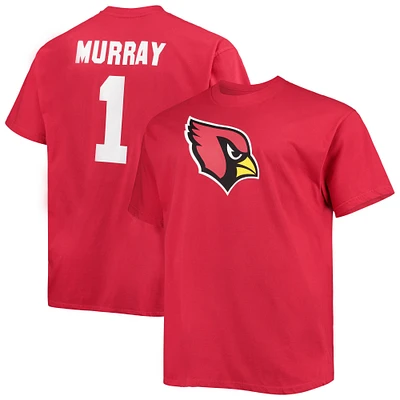 Fanatics pour hommes Kyler Murray Cardinal Arizona Cardinals T-shirt avec nom et numéro de joueur grand