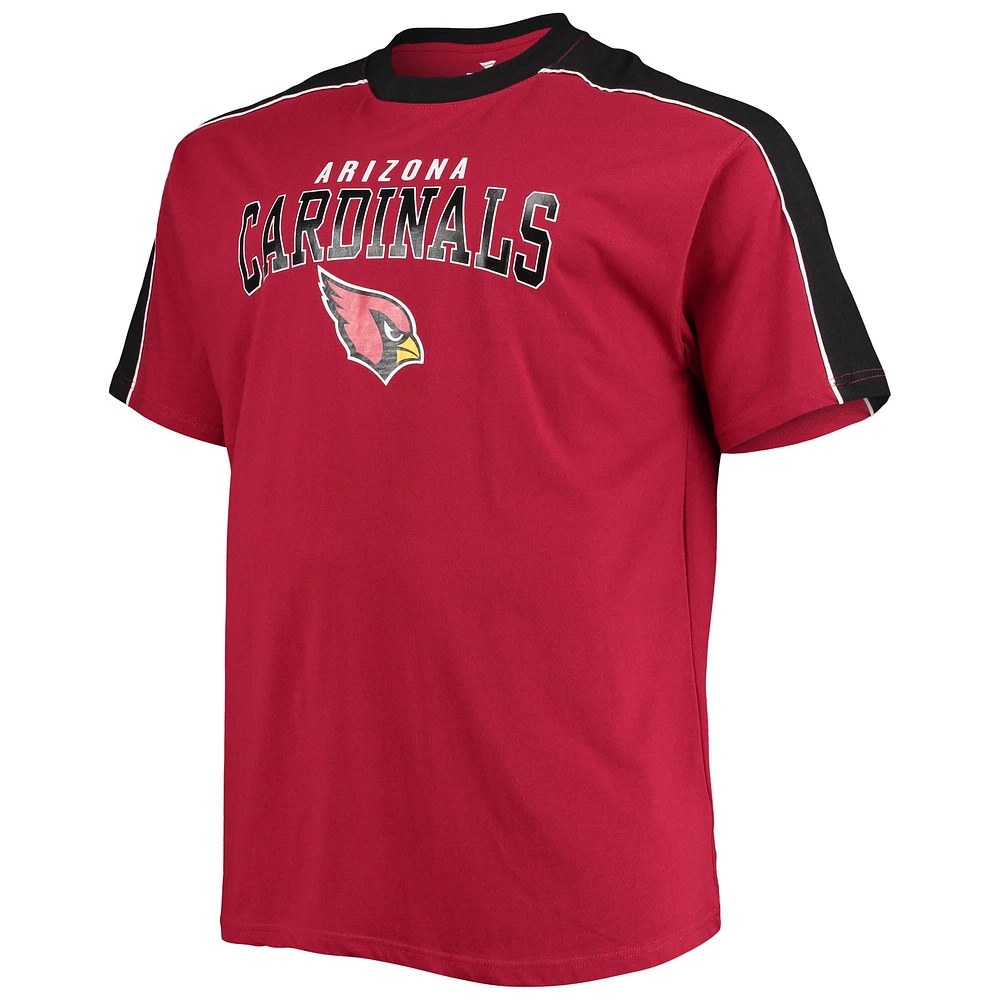 Men's Fanatics Kyler Murray Cardinal Arizona Cardinals Big & Tall Sleeve Panel Player Name Number T-Shirt