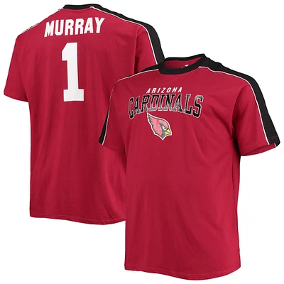 Fanatics pour hommes Kyler Murray Cardinal Arizona Cardinals T-shirt à manches grandes et hautes avec nom numéro du joueur