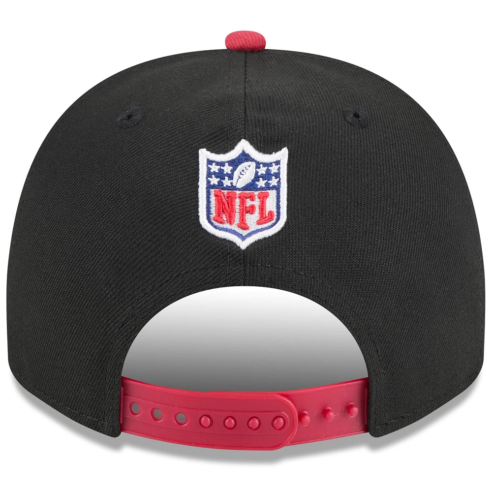 Men's New Era /Cardinal Arizona Cardinals 2025 NFL Draft A-Frame 9FIFTY Snapback Hat
