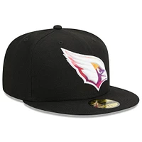 Men's New Era  Black Arizona Cardinals 2023 NFL Crucial Catch 59FIFTY Fitted Hat