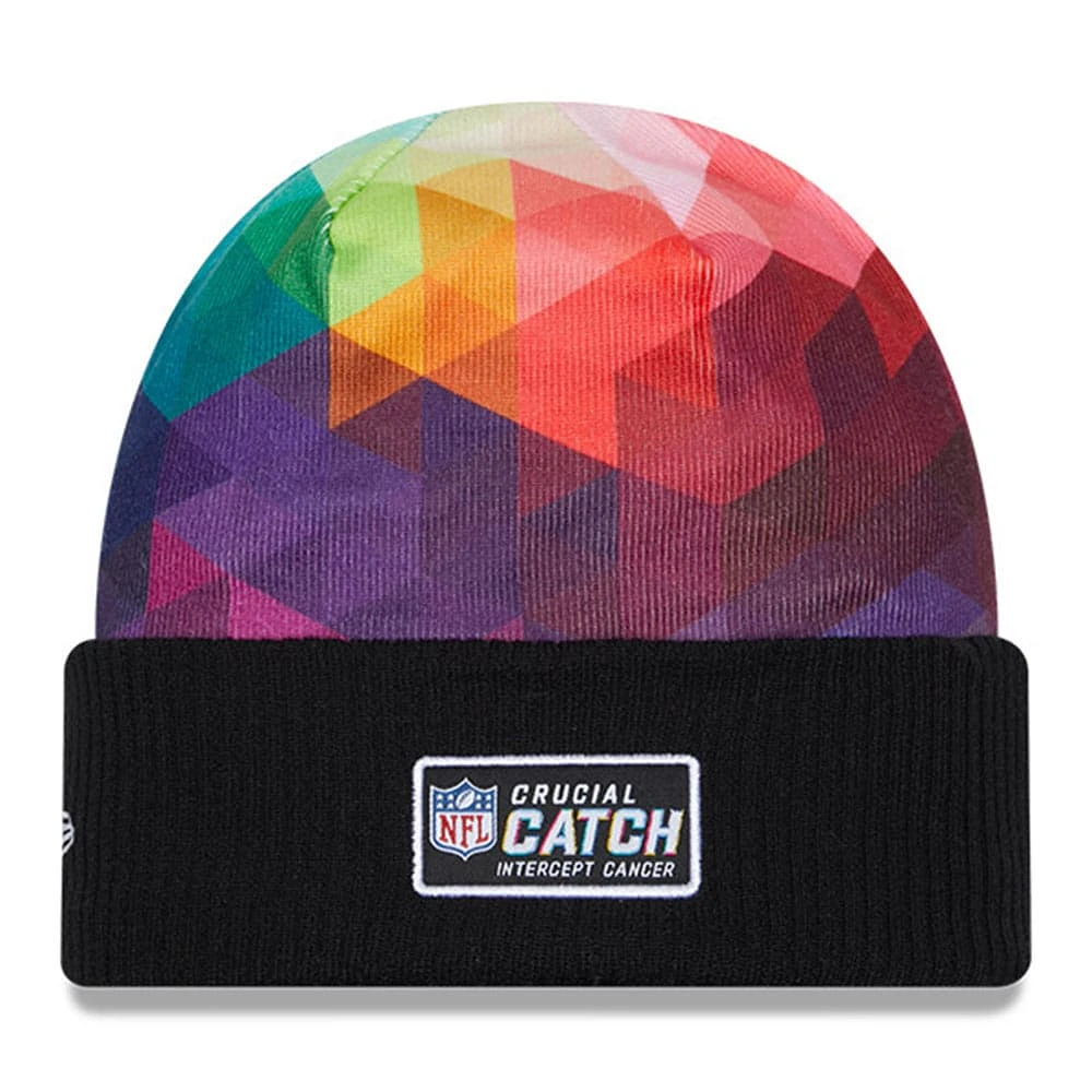 Men's New Era  Black Arizona Cardinals 2023 NFL Crucial Catch Cuffed Knit Hat