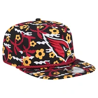 Men's New Era Black Arizona Cardinals Wakey Wakey Golfer Snapback Hat
