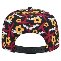 Men's New Era Black Arizona Cardinals Wakey Wakey Golfer Snapback Hat