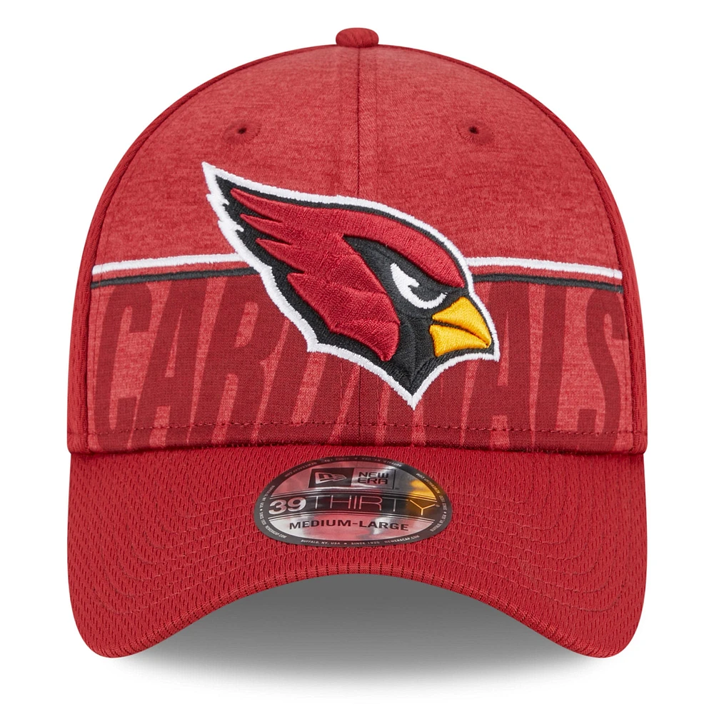 Men's New Era  Cardinal Arizona Cardinals 2023 NFL Training Camp 39THIRTY Flex Hat