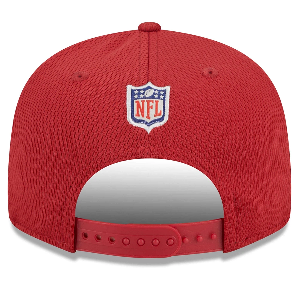 Men's New Era Cardinal Arizona Cardinals 2023 NFL Training Camp 9FIFTY Snapback Hat