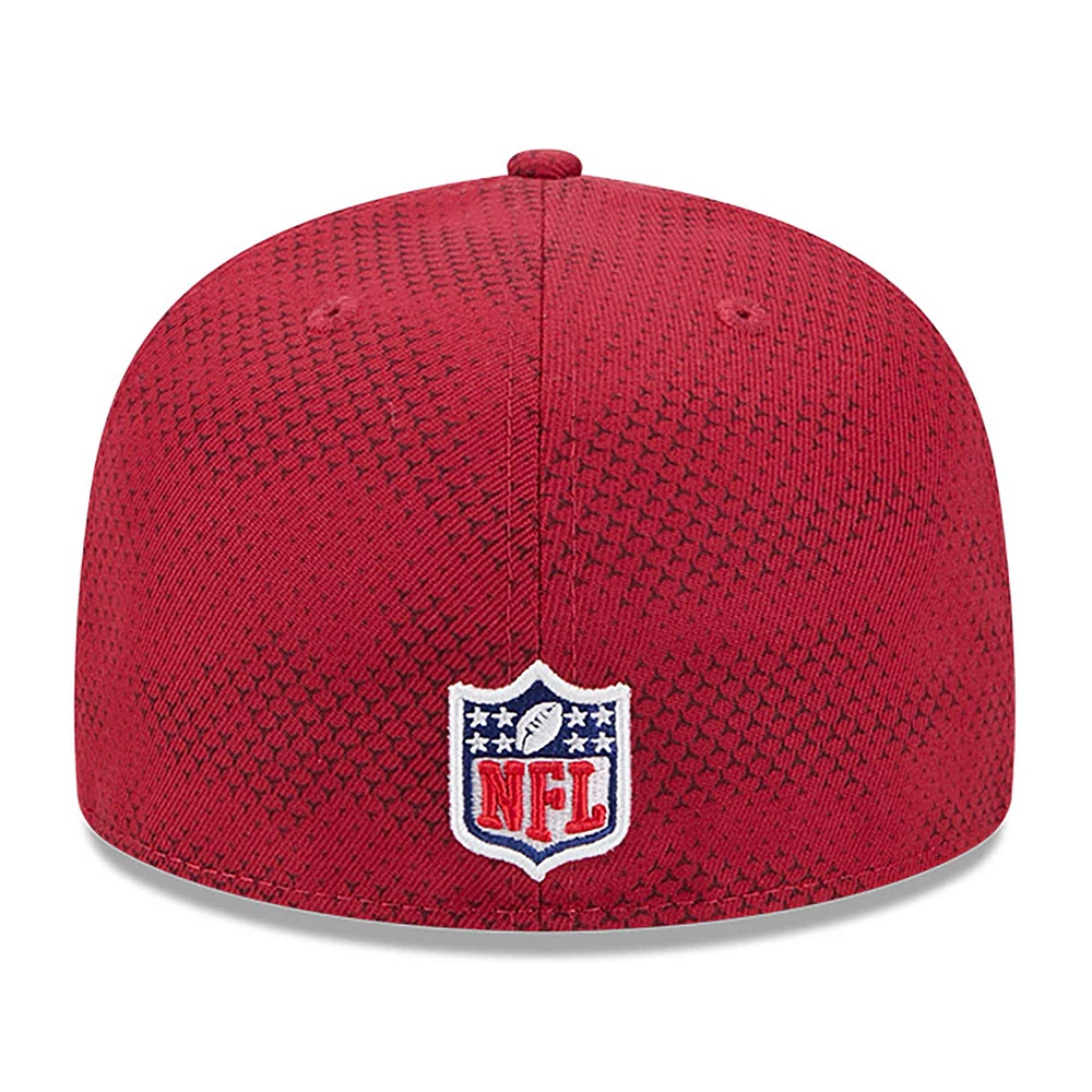 Men's New Era  Cardinal Arizona Cardinals 2024 Sideline 59FIFTY Fitted Hat