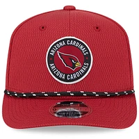 Men's New Era Cardinal Arizona Cardinals 2024 Sideline 9SEVENTY Stretch-Snap Hat
